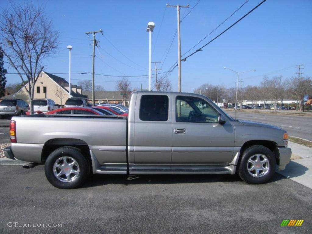 2001 Sierra 1500 C3 Extended Cab 4WD - Pewter Metallic / Neutral photo #7