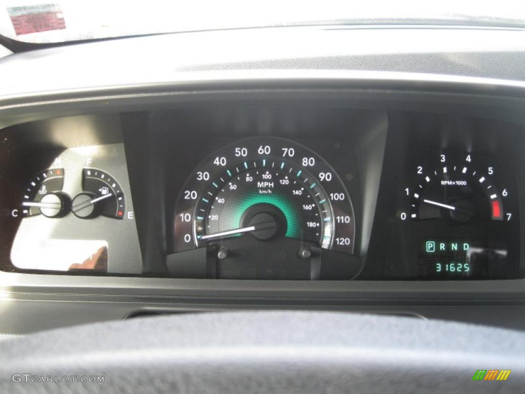 2009 Dodge Journey R/T AWD Gauges Photo #43402074