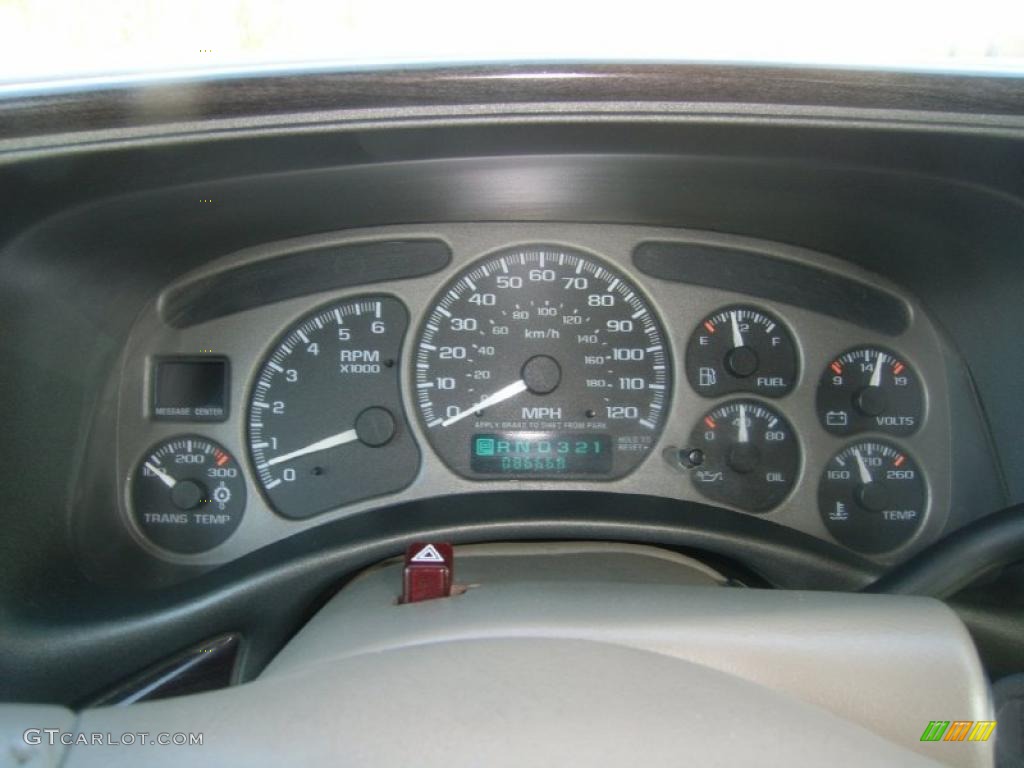 2001 GMC Sierra 1500 C3 Extended Cab 4WD Gauges Photo #43402226