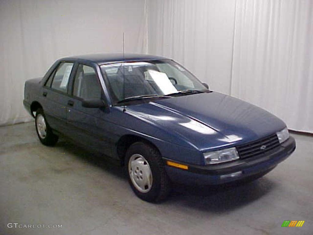 1994 Corsica Sedan - Medium Adriatic Blue Metallic / Blue photo #1