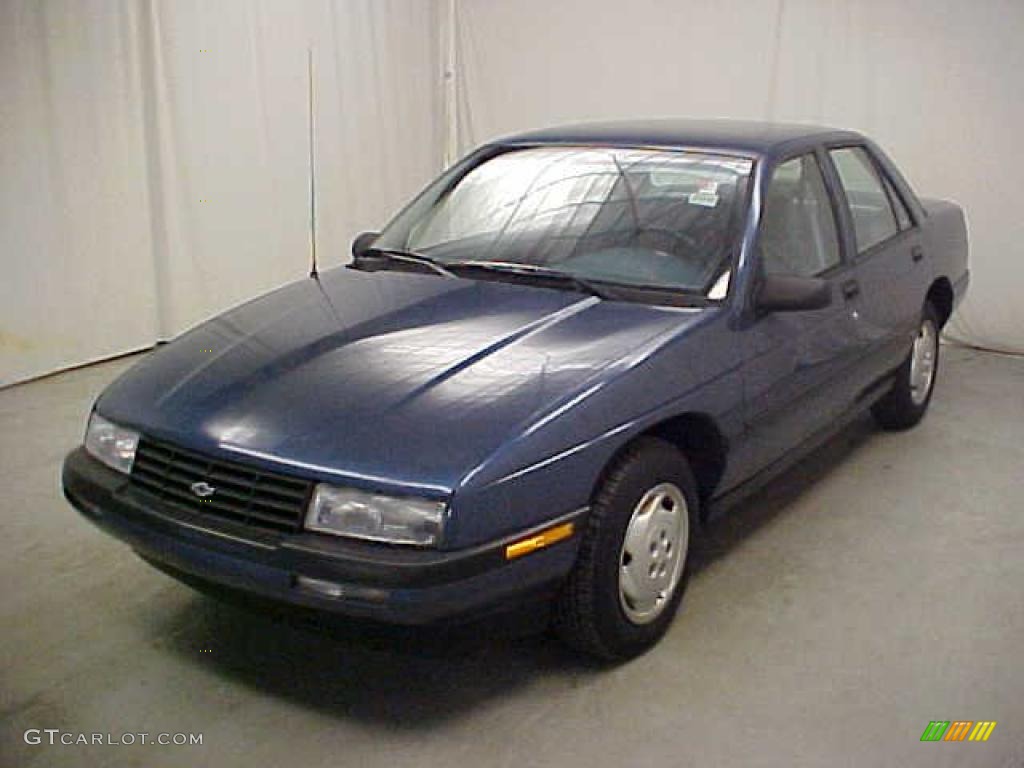 1994 Corsica Sedan - Medium Adriatic Blue Metallic / Blue photo #3