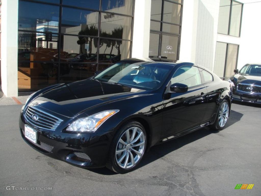 Black Obsidian 2008 Infiniti G 37 S Sport Coupe Exterior Photo #43407444