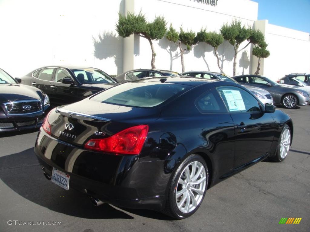 Black Obsidian 2008 Infiniti G 37 S Sport Coupe Exterior Photo #43407528