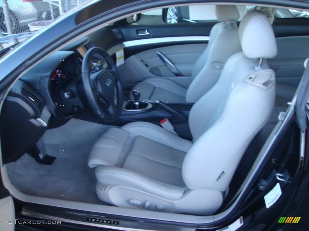 Stone Interior 2008 Infiniti G 37 S Sport Coupe Photo #43407676