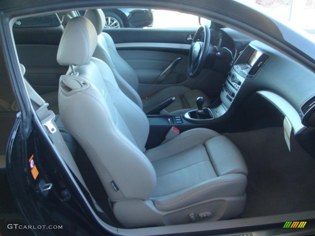 Stone Interior 2008 Infiniti G 37 S Sport Coupe Photo #43407744