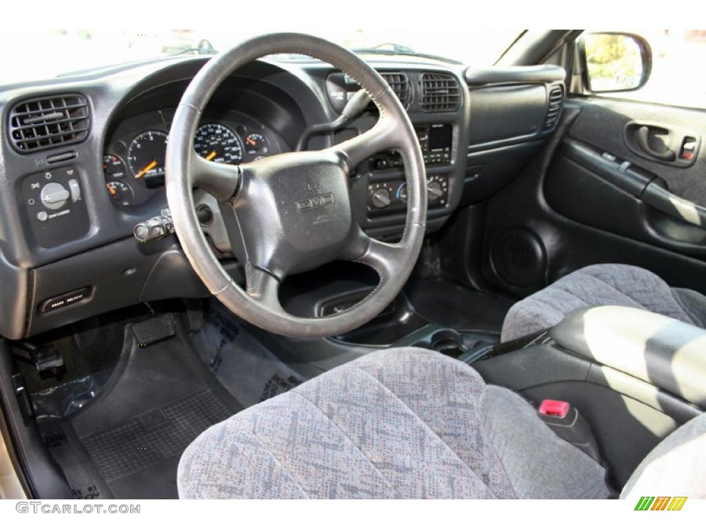 Graphite Interior 2000 GMC Sonoma SLS Sport Extended Cab 4x4 Photo #43411384
