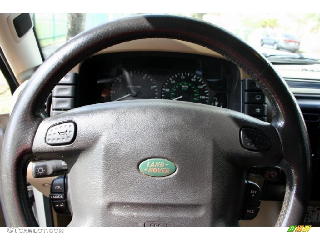 2000 Land Rover Discovery II Standard Discovery II Model Bahama Steering Wheel Photo #43412744