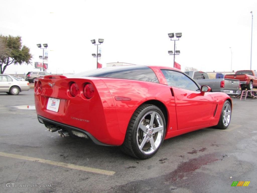 2007 Corvette Coupe - Victory Red / Ebony photo #7