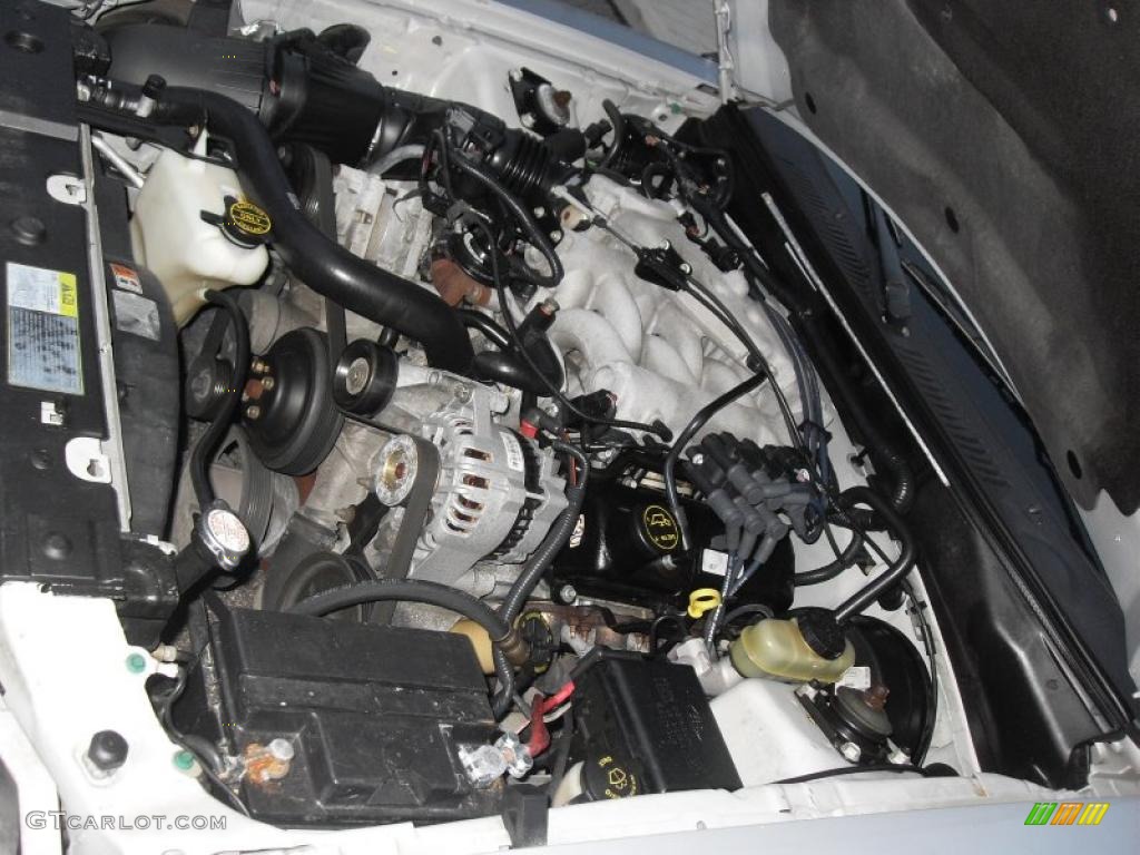 2002 Ford Mustang V6 Convertible 3.8 Liter OHV 12-Valve V6 Engine Photo #43414892