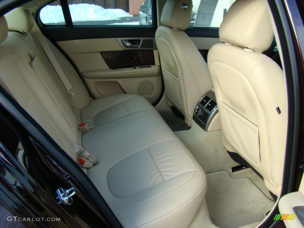 Barley Beige/Truffle Brown Interior 2011 Jaguar XF Premium Sport Sedan Photo #43414940