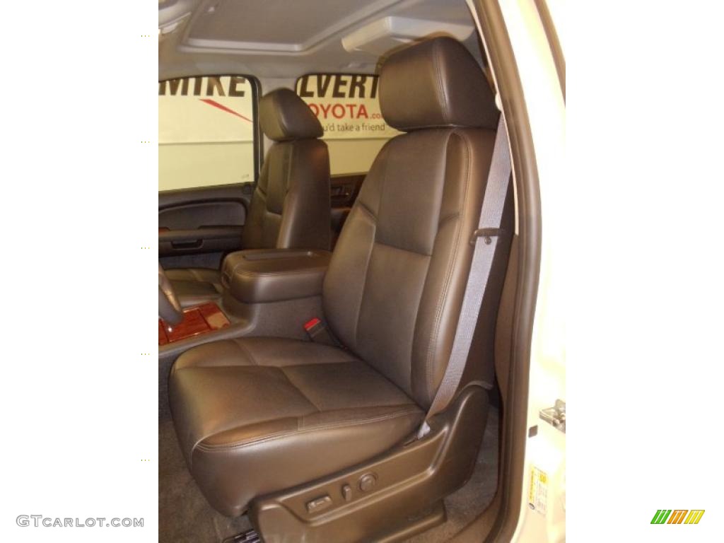 2009 Tahoe LTZ - White Diamond Tricoat / Ebony photo #33