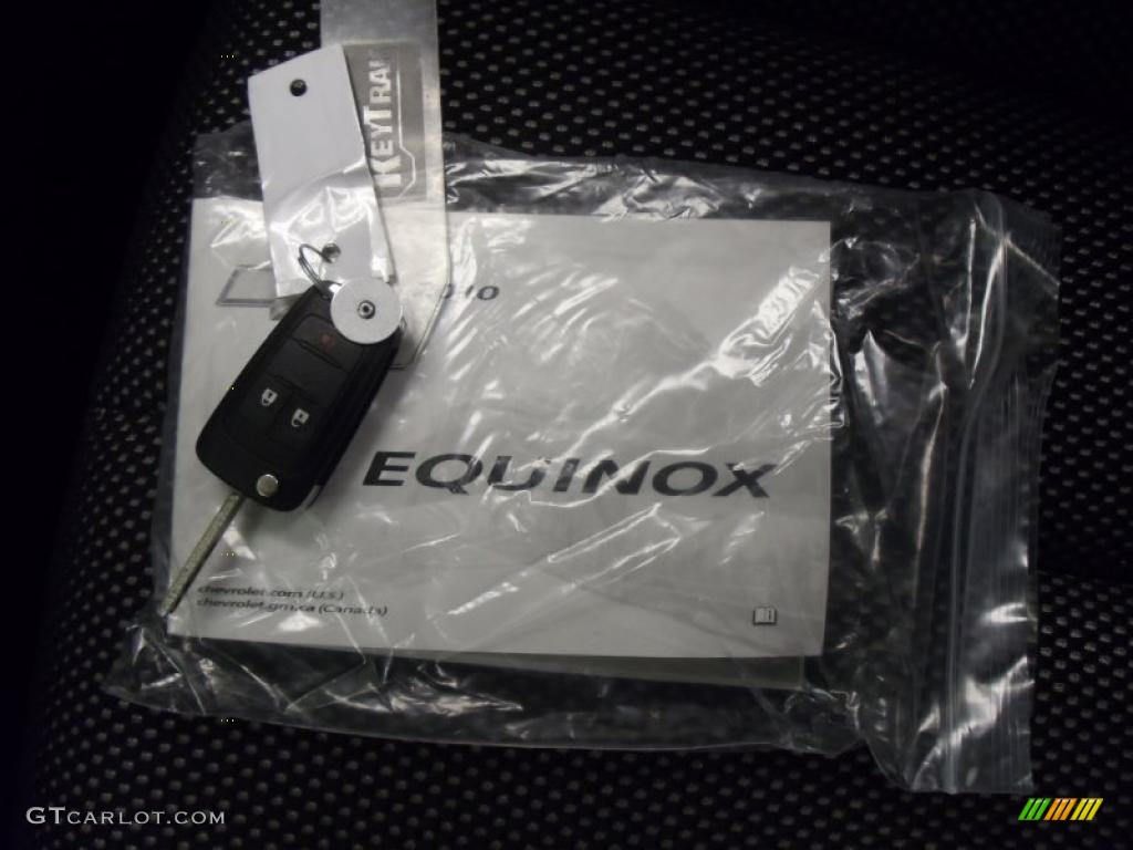 2010 Equinox LT AWD - Cyber Gray Metallic / Jet Black photo #25