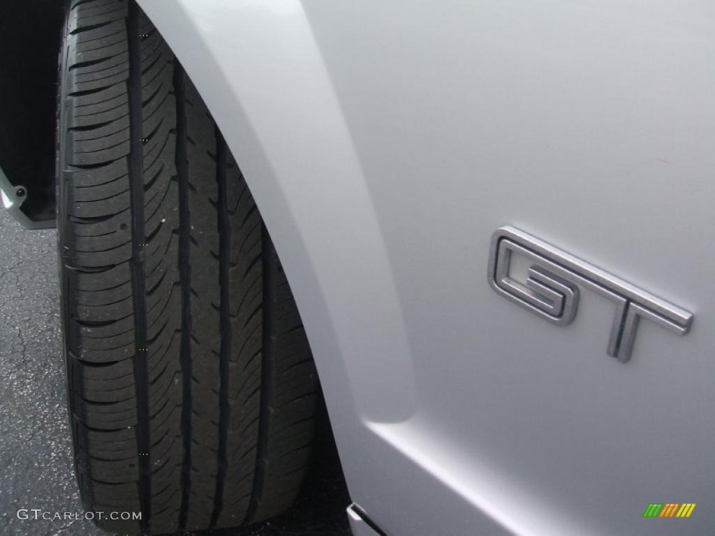 2006 Mustang GT Premium Coupe - Satin Silver Metallic / Light Graphite photo #5