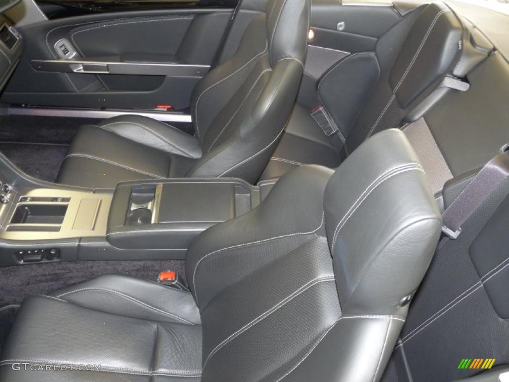 Obsidian Black Interior 2009 Aston Martin DB9 Volante Photo #43423580