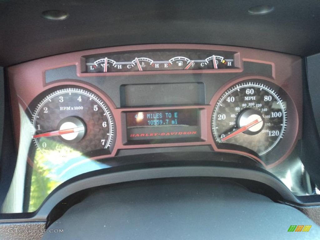 2010 Ford F150 Harley-Davidson SuperCrew Gauges Photo #43425640