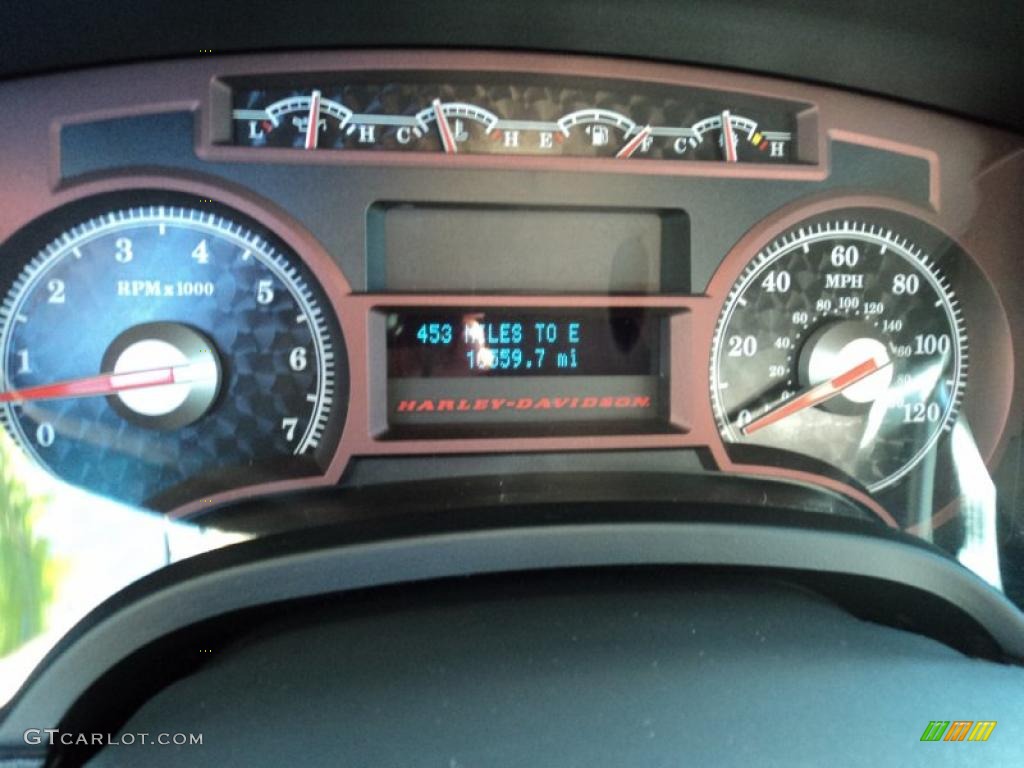 2010 Ford F150 Harley-Davidson SuperCrew Gauges Photo #43425656
