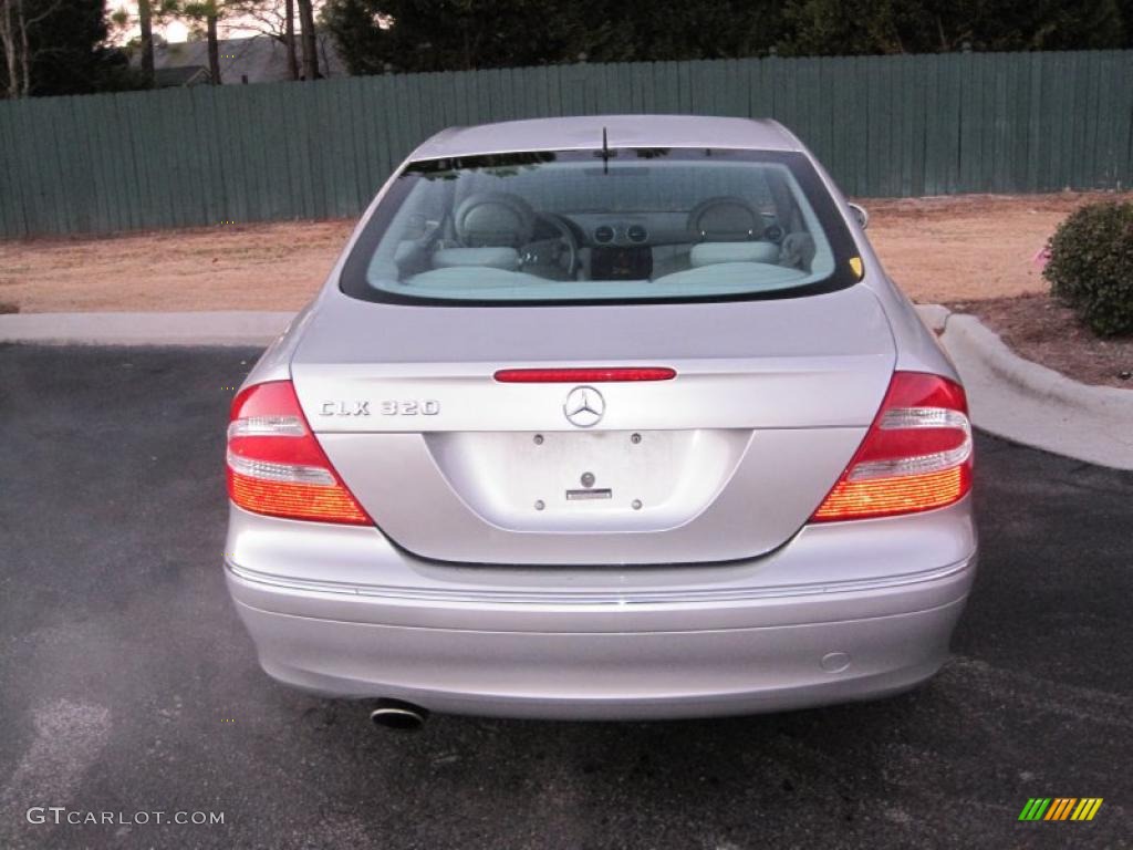 2004 CLK 320 Coupe - Brilliant Silver Metallic / Stone photo #12