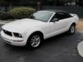 Performance White 2006 Ford Mustang V6 Deluxe Convertible