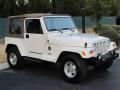 Stone White 2001 Jeep Wrangler Sahara 4x4 Exterior