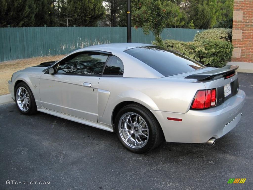 2003 Mustang GT Coupe - Silver Metallic / Medium Graphite photo #13