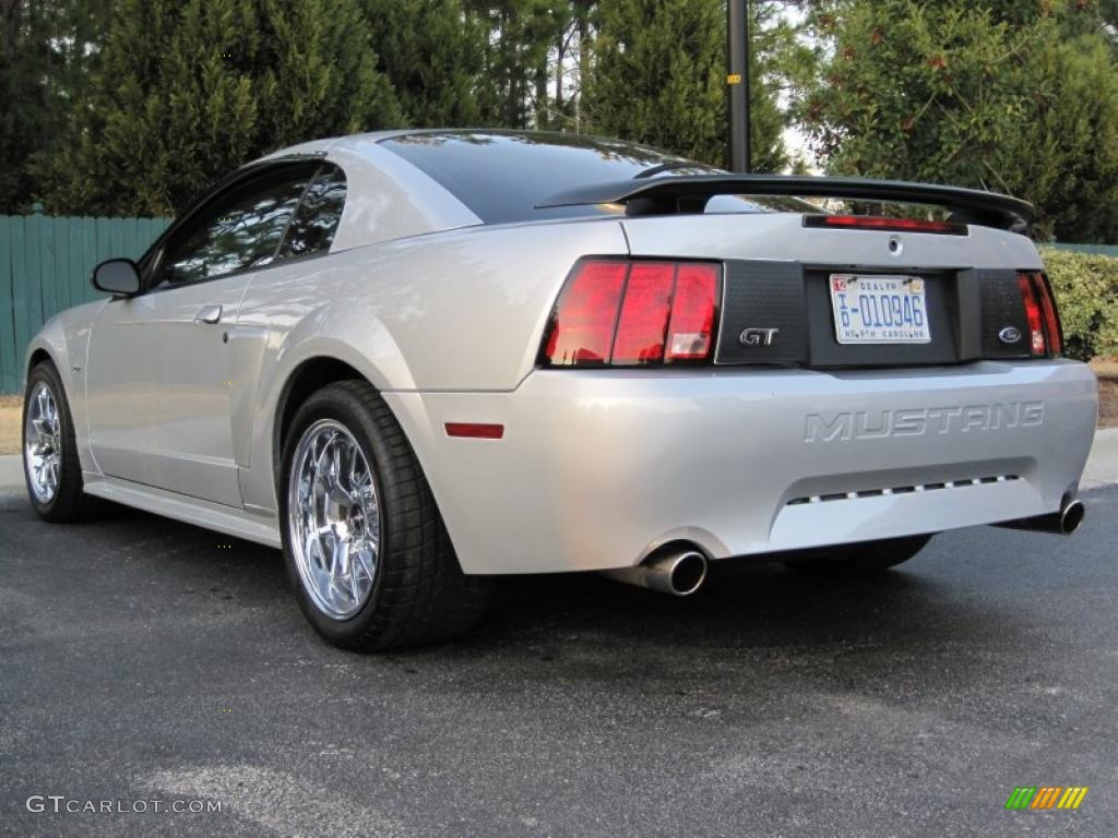 2003 Mustang GT Coupe - Silver Metallic / Medium Graphite photo #14