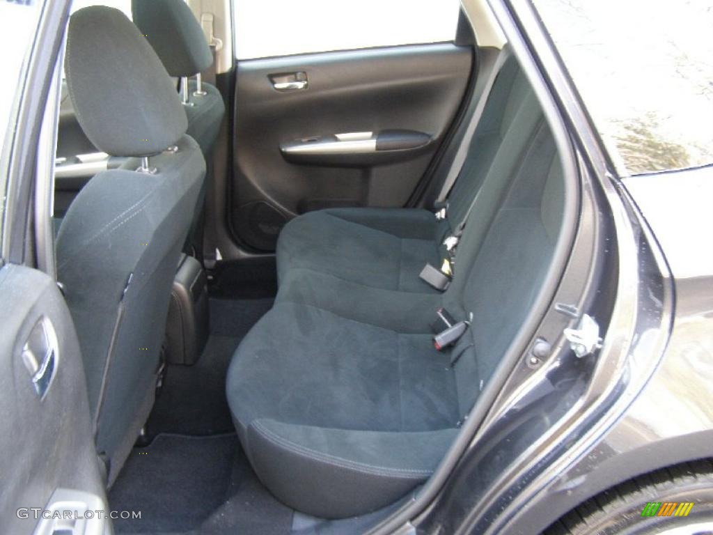 Carbon Black Interior 2010 Subaru Impreza 2.5i Premium Wagon Photo #43431093