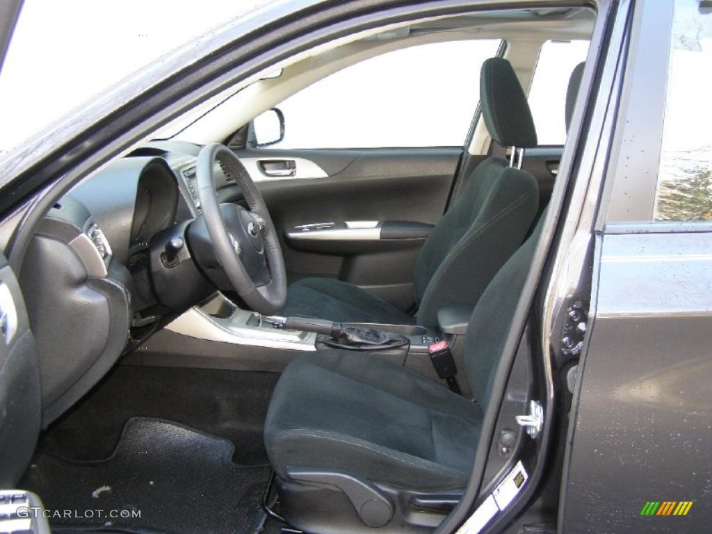 Carbon Black Interior 2010 Subaru Impreza 2.5i Premium Wagon Photo #43431189