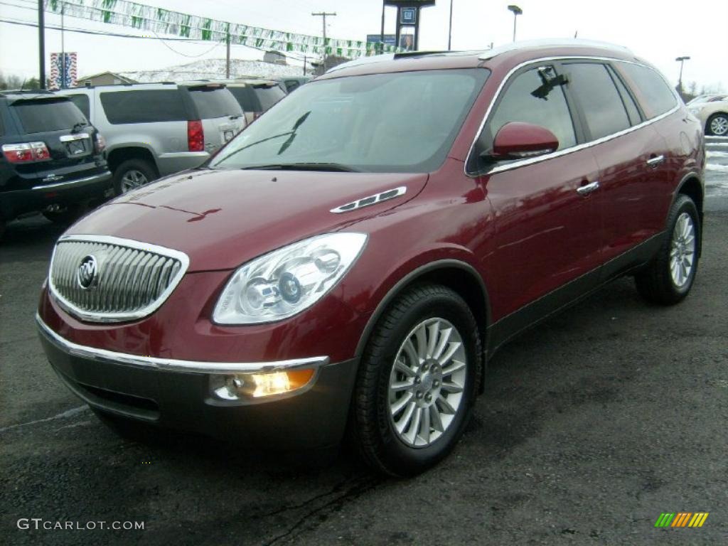 Red Jewel Tintcoat 2011 Buick Enclave CXL AWD Exterior Photo #43432220