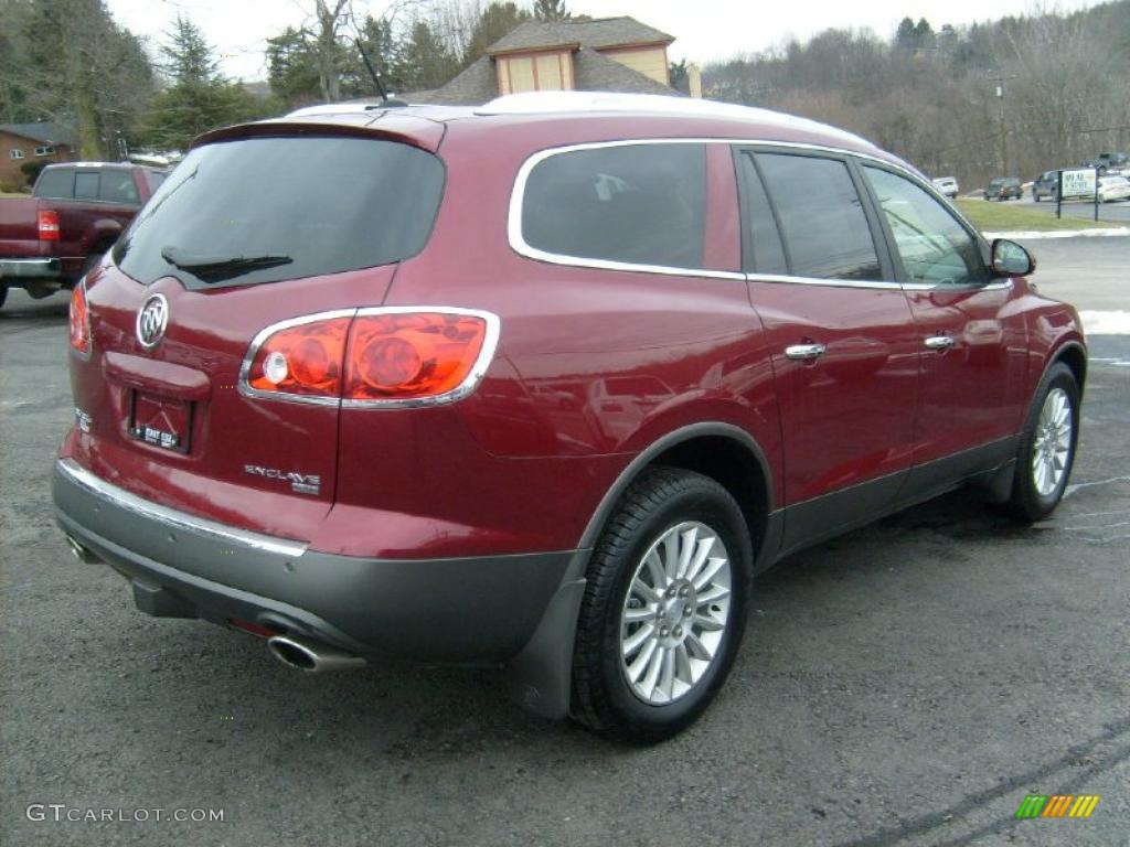 Red Jewel Tintcoat 2011 Buick Enclave CXL AWD Exterior Photo #43432289