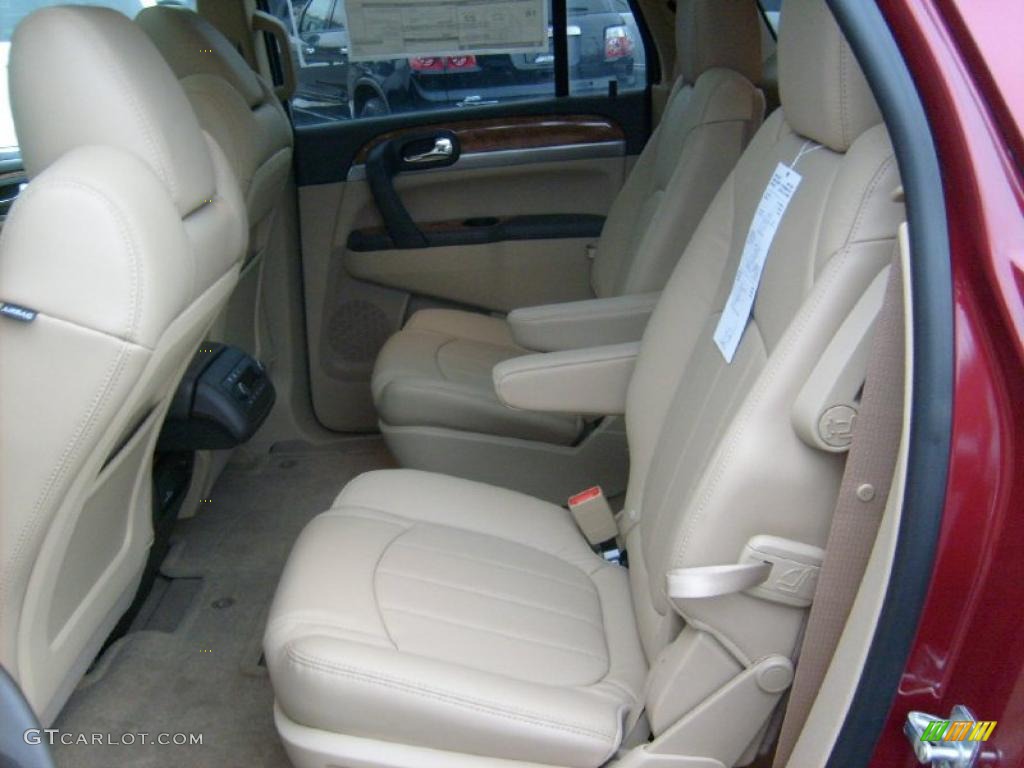 2011 Enclave CXL AWD - Red Jewel Tintcoat / Cashmere/Cocoa photo #13