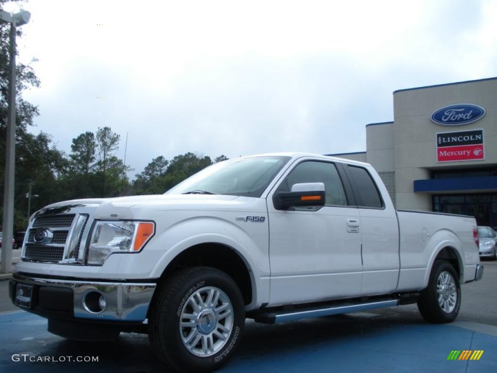 White Platinum Metallic Tri-Coat Ford F150