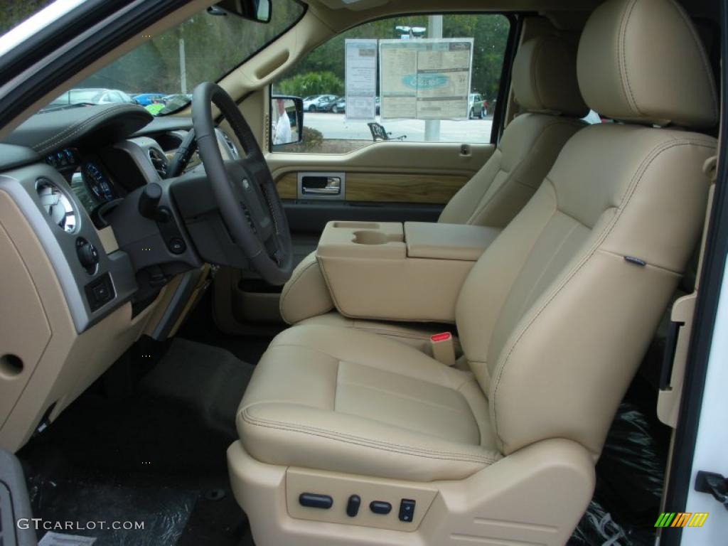 Pale Adobe Interior 2011 Ford F150 Lariat SuperCab Photo #43432483