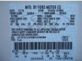 UG: White Platinum Metallic Tri-Coat 2011 Ford F150 Lariat SuperCab Color Code
