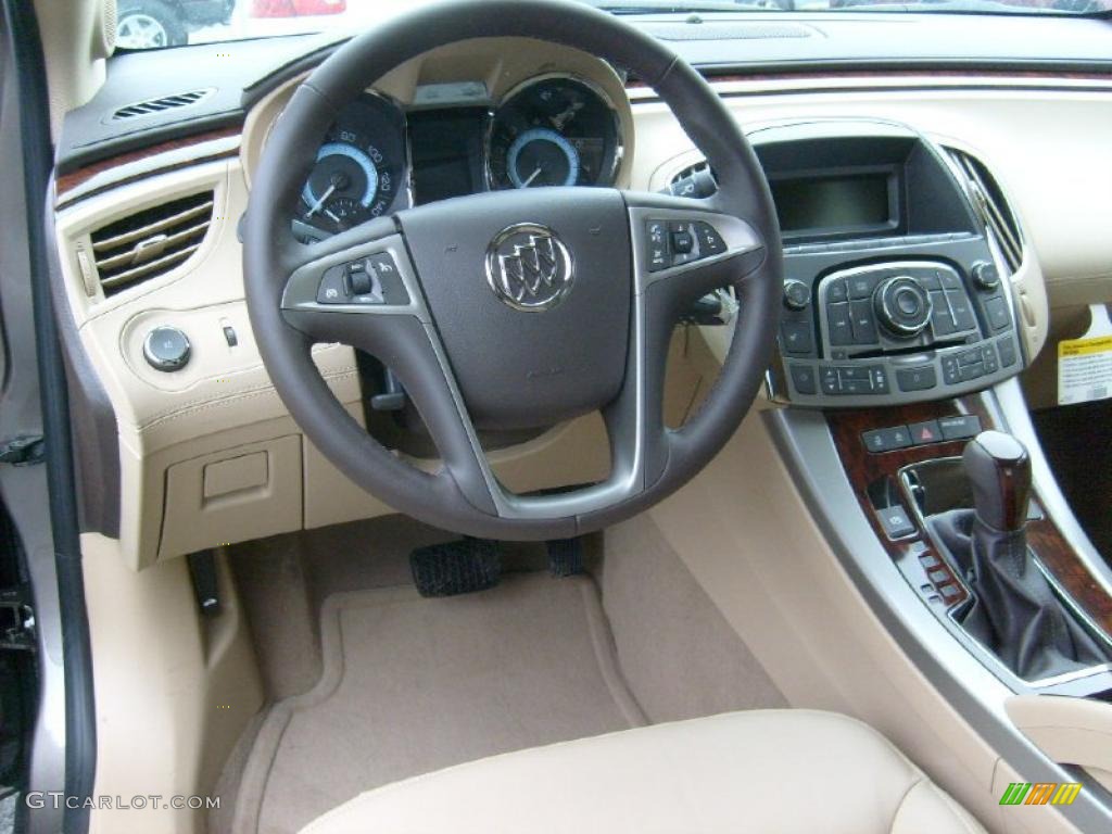 2011 Buick LaCrosse CXL AWD Cocoa/Cashmere Dashboard Photo #43432723