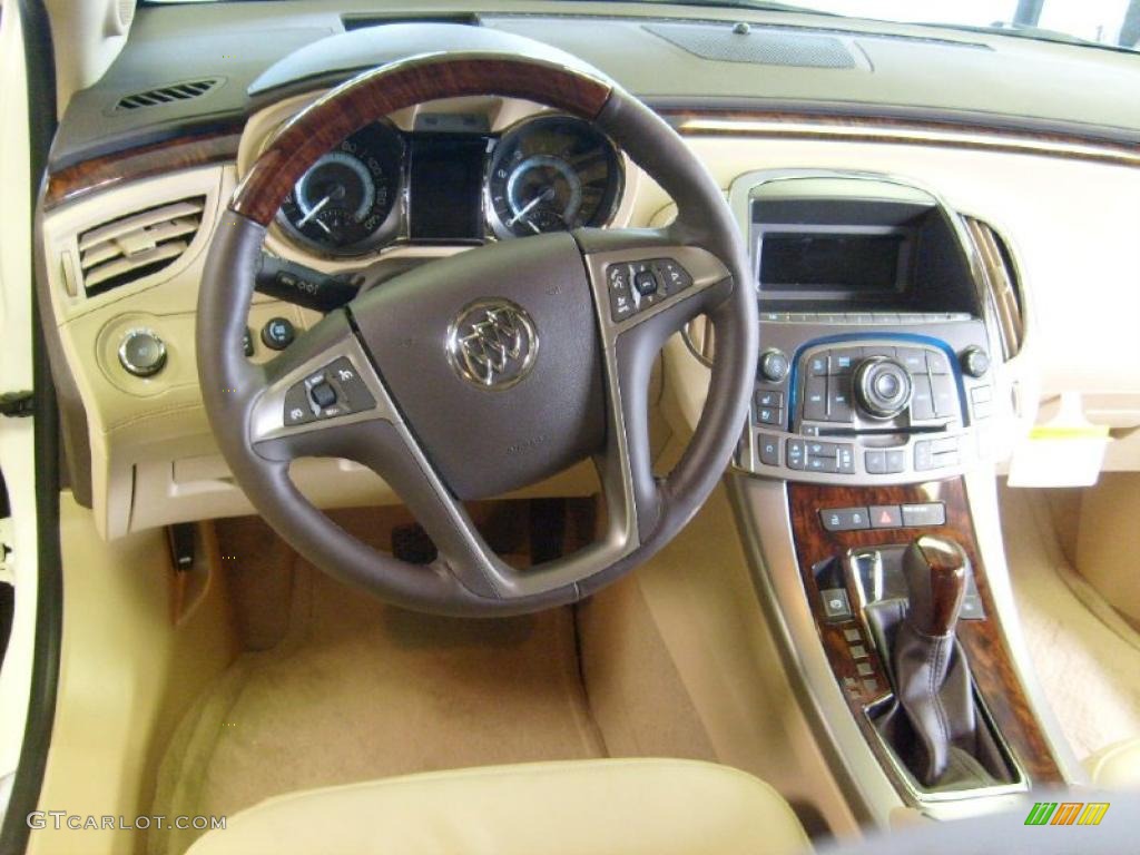 2011 Buick LaCrosse CXL AWD Cocoa/Cashmere Dashboard Photo #43433719