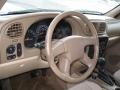 2003 Chevrolet TrailBlazer Light Oak Interior Steering Wheel Photo