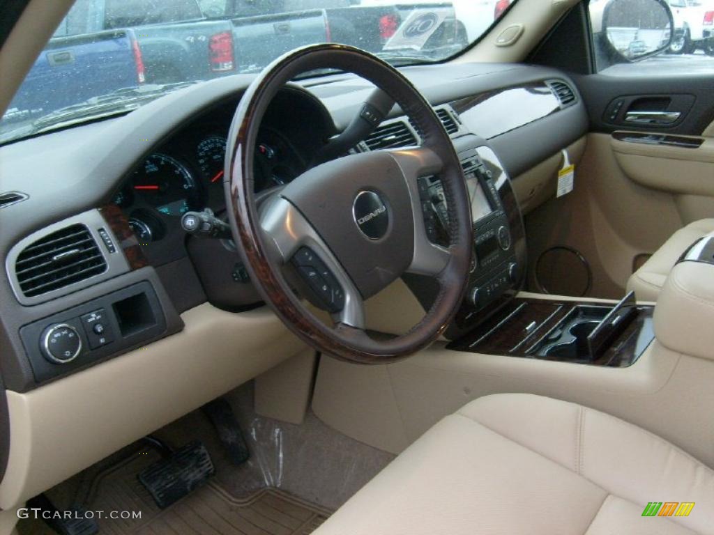 Cocoa/Light Cashmere Interior 2011 GMC Yukon Denali AWD Photo #43434939