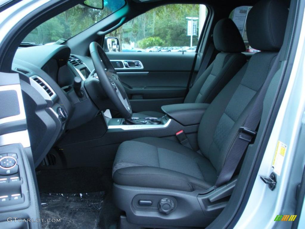 Charcoal Black Interior 2011 Ford Explorer XLT Photo #43435104
