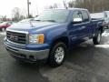 Laser Blue - Sierra 1500 SLE Extended Cab 4x4 Photo No. 3