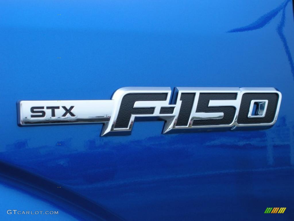 2011 F150 STX SuperCab - Blue Flame Metallic / Steel Gray photo #4