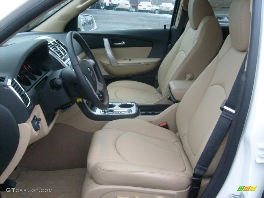 Cashmere Interior 2011 GMC Acadia SLT AWD Photo #43435591