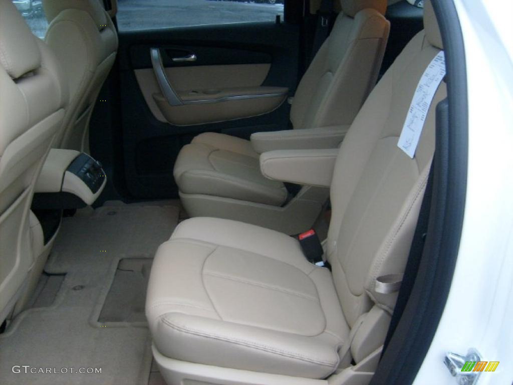 Cashmere Interior 2011 GMC Acadia SLT AWD Photo #43435655