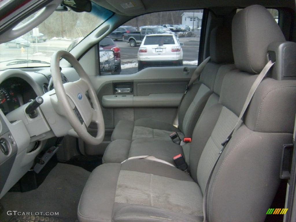 2005 F150 XLT SuperCab 4x4 - Dark Toreador Red Metallic / Medium Flint/Dark Flint Grey photo #10