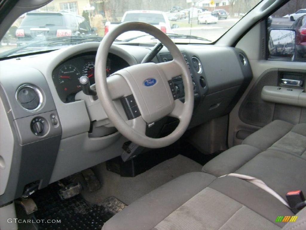 2005 F150 XLT SuperCab 4x4 - Dark Toreador Red Metallic / Medium Flint/Dark Flint Grey photo #11