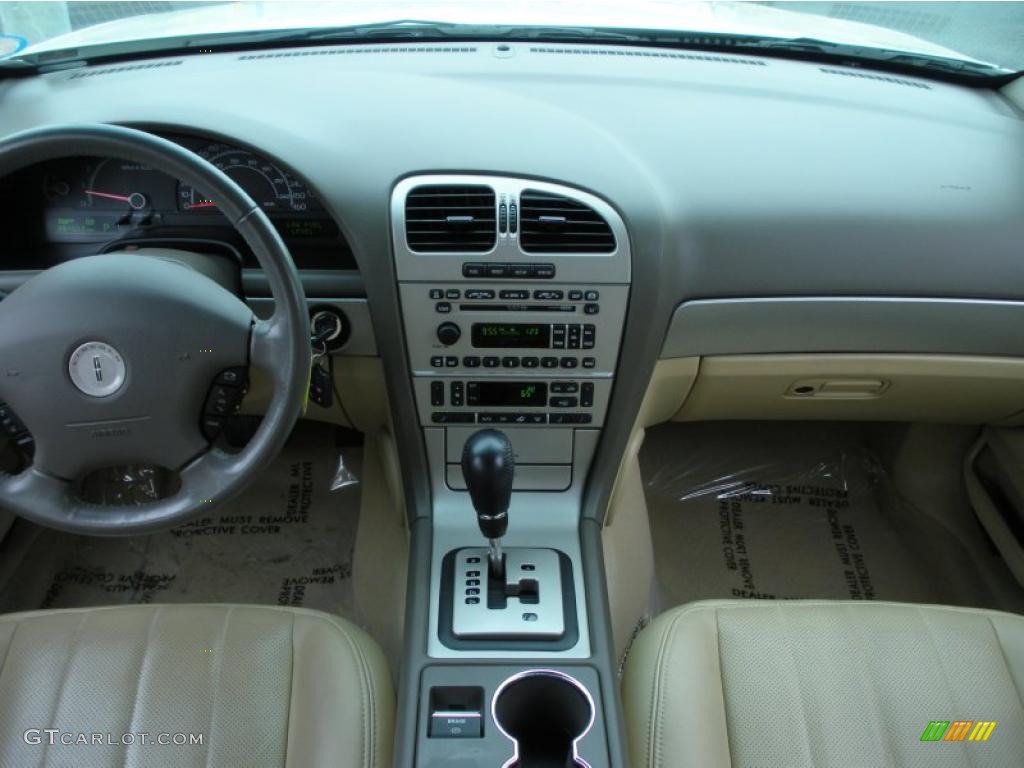 2006 Lincoln LS V8 Beige Dashboard Photo #43437347