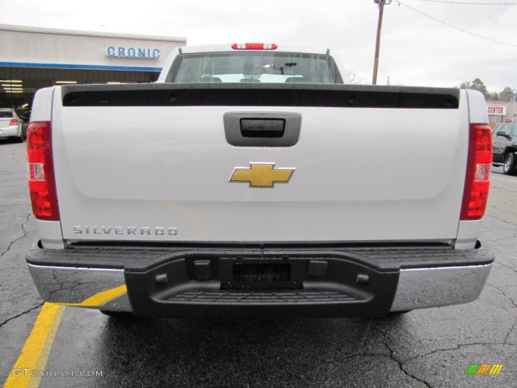 2011 Silverado 1500 Extended Cab - Sheer Silver Metallic / Dark Titanium photo #5