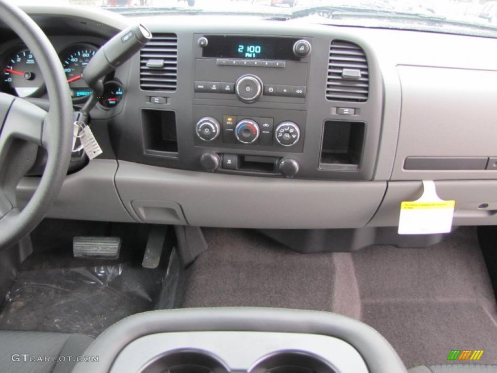 2011 Silverado 1500 Extended Cab - Sheer Silver Metallic / Dark Titanium photo #12