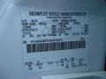 Z1: Oxford White 2007 Ford F350 Super Duty XL Crew Cab Chassis Color Code