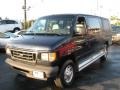 2003 True Blue Metallic Ford E Series Van E350 Super Duty XLT Extended Passenger  photo #5