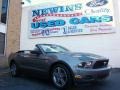 2010 Sterling Grey Metallic Ford Mustang V6 Premium Convertible  photo #1